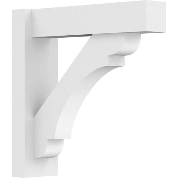 Ekena Millwork Olympic Architectural Grade PVC Outlooker with Block Ends, 5"W X 18"D X 18"H OUTP05X18X18OLY05 - main